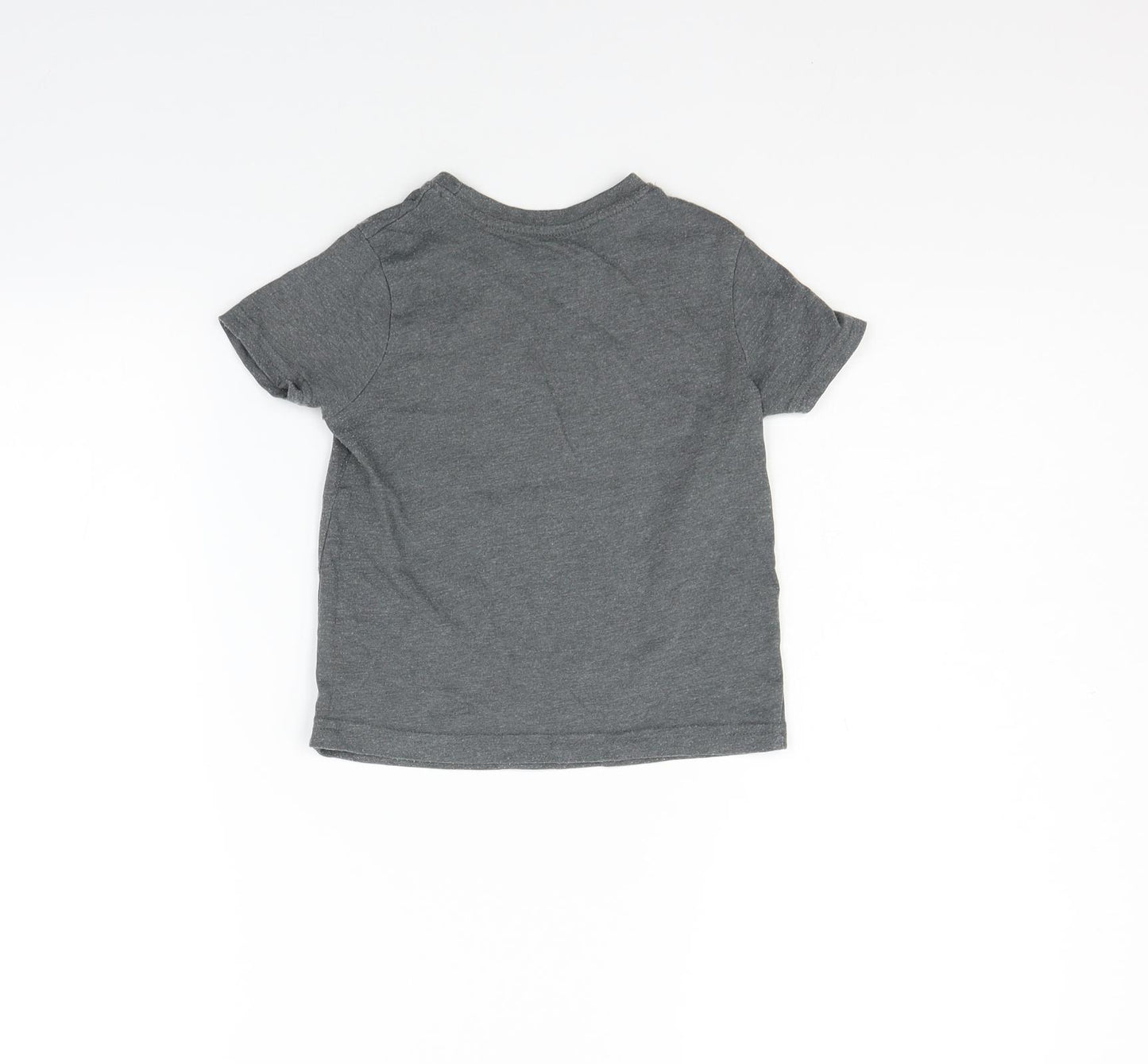Primark Girls Grey   Basic T-Shirt Size 3-4 Years