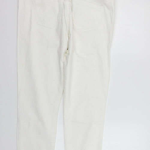 deniem & co Womens White   Trousers  Size 16 L27 in