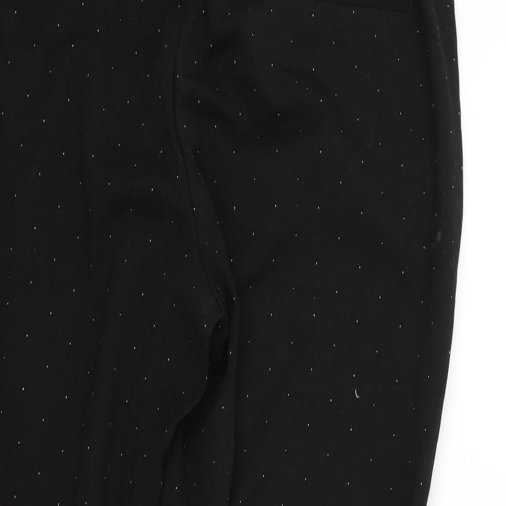 H&M Womens Black   Trousers  Size 16 L26 in