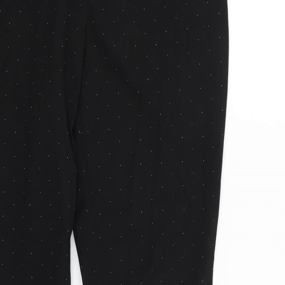 H&M Womens Black   Trousers  Size 16 L26 in
