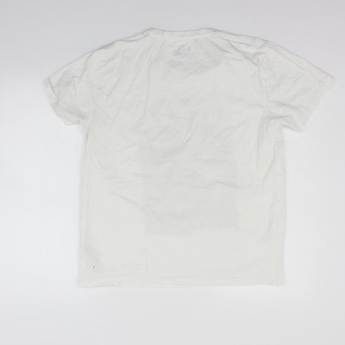 EDC Mens White    T-Shirt Size M