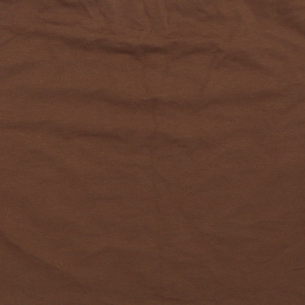 SheIn Womens Brown   Basic T-Shirt Size S