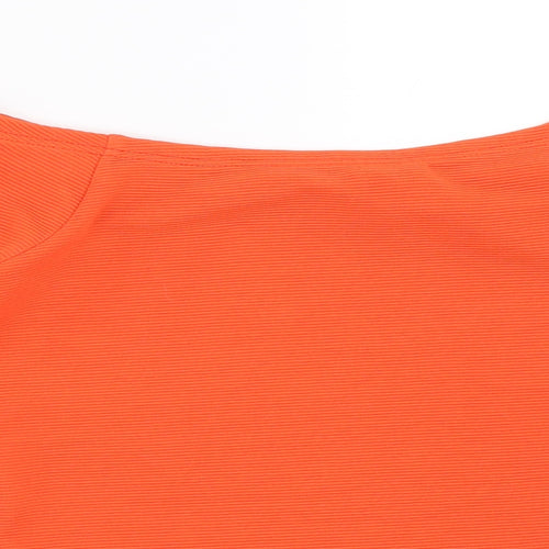 Miss Selfridge Womens Orange   Basic Blouse Size 6