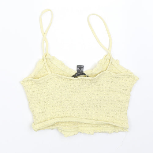Primark Womens Yellow   Cropped Blouse Size S