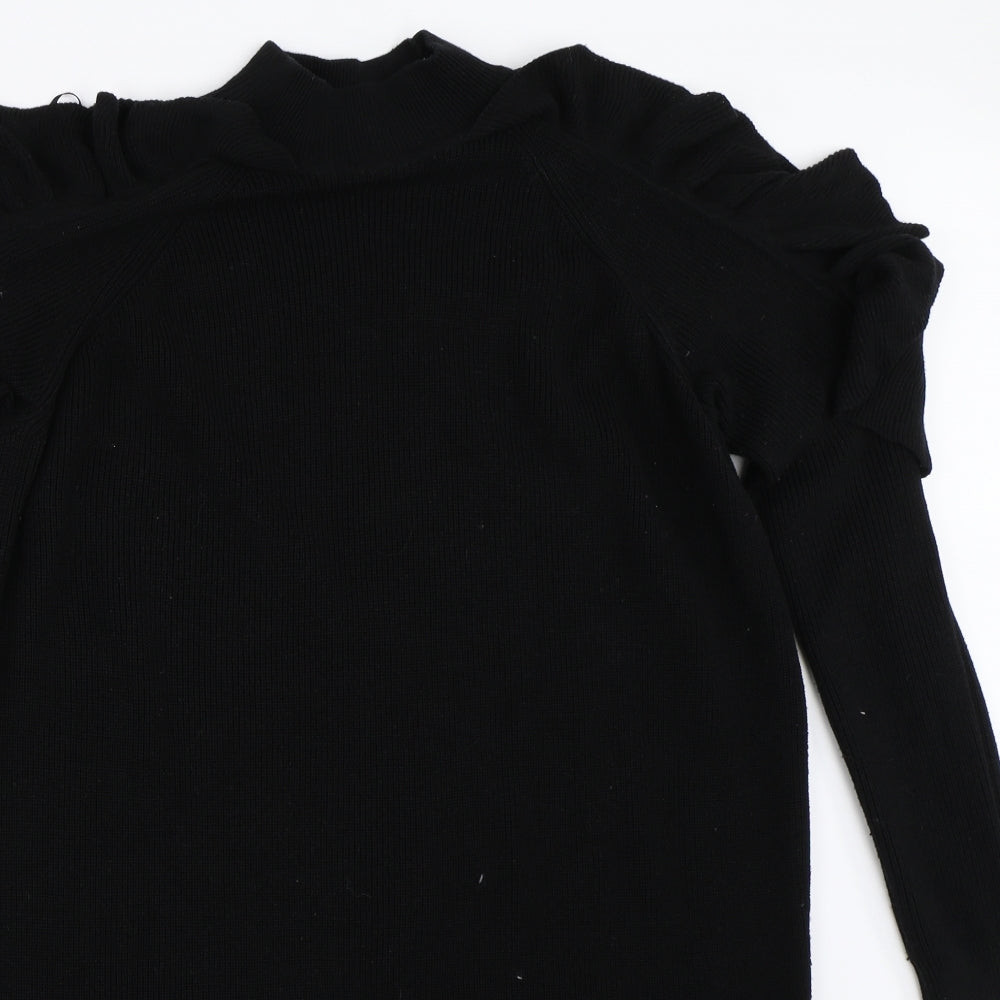 River Island Womens Black   Jumper Dress  Size M