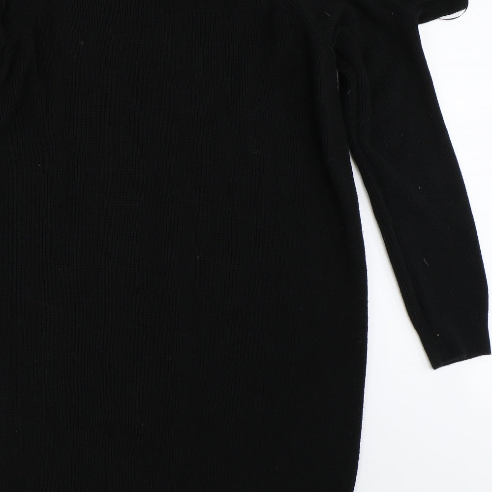 River Island Womens Black   Jumper Dress  Size M