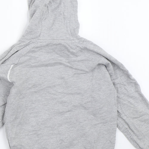 Rebel Boys Grey   Pullover Hoodie Size 6-7 Years