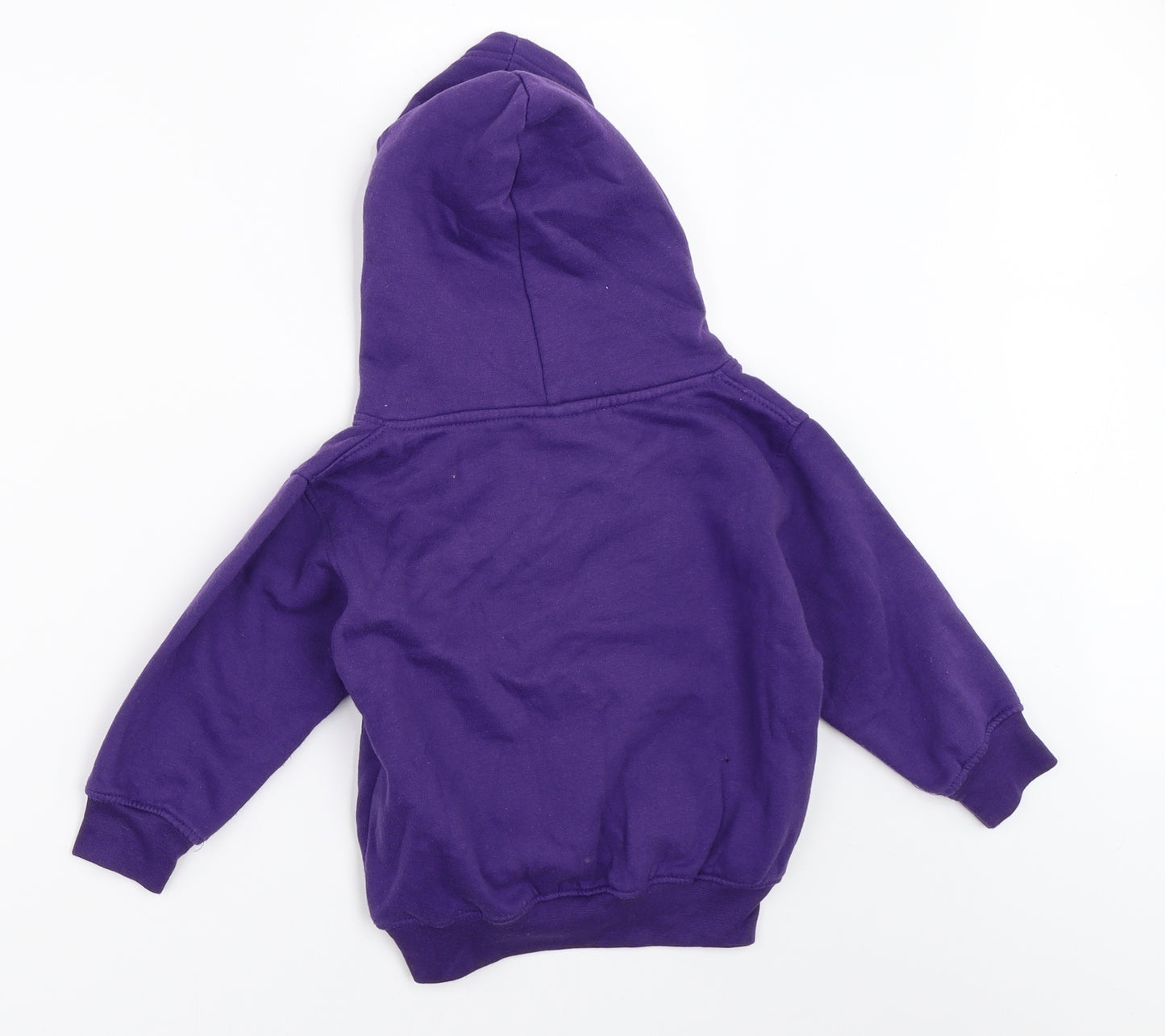 Uneek Girls Purple   Pullover Hoodie Size 3-4 Years  - mickey mouse