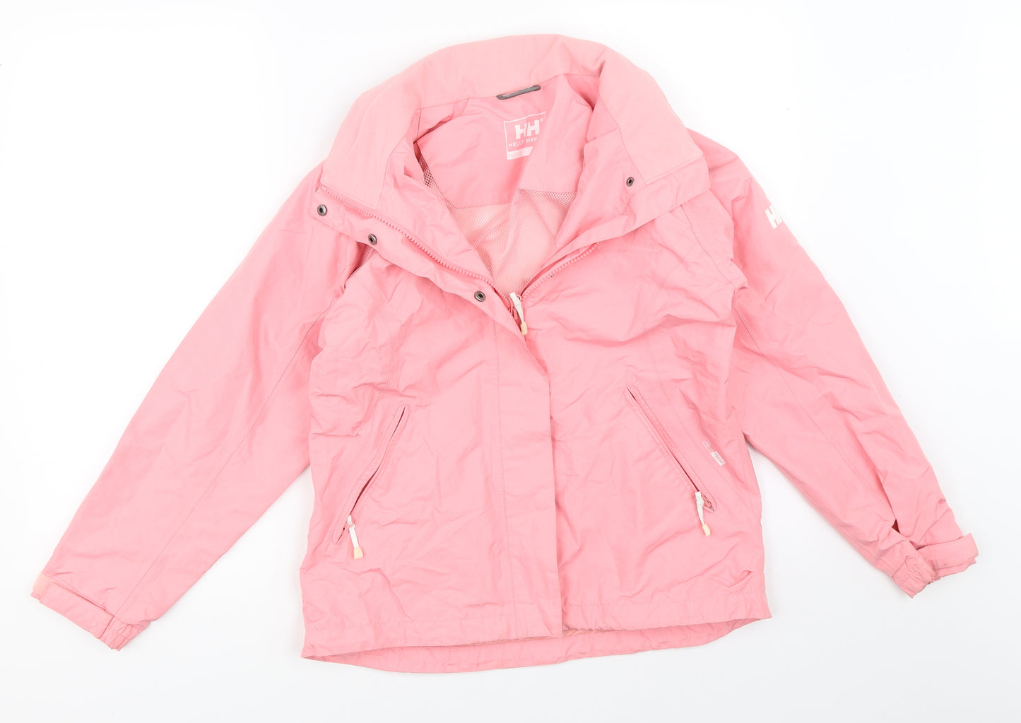 Helly Hansen Girls Pink   Windbreaker Coat Size 12 Years