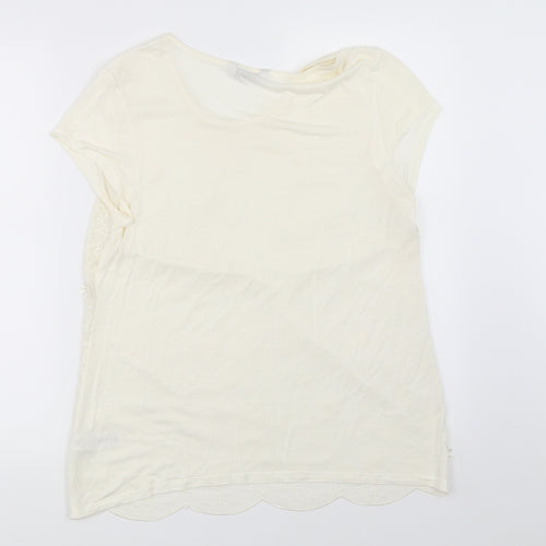 George Womens Ivory   Basic Blouse Size 14