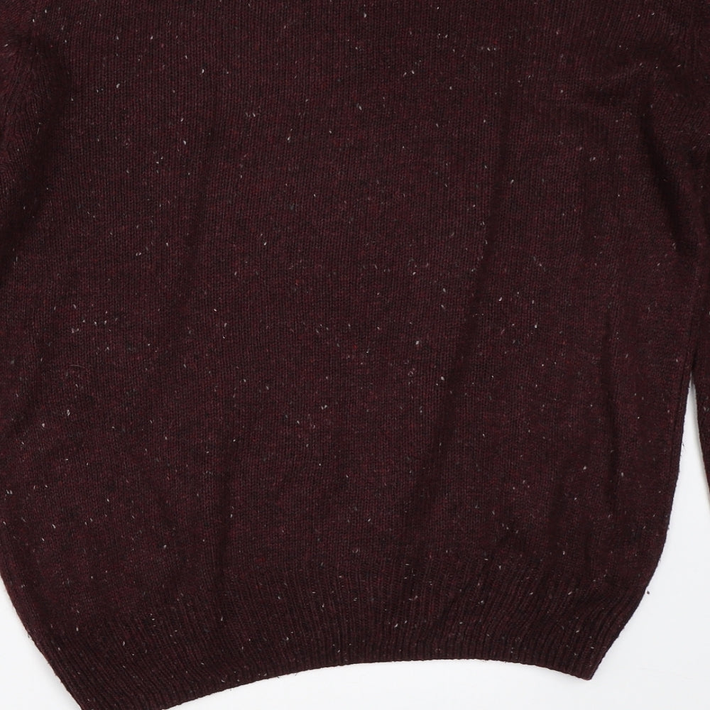 Cedar Wood State Mens Purple   Pullover Jumper Size S