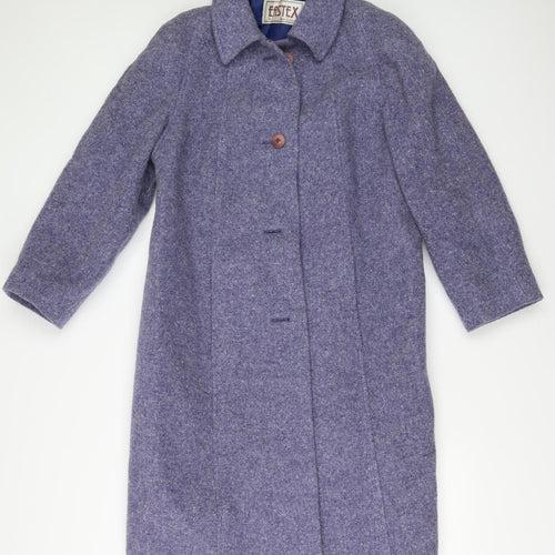Eastex Womens Blue   Overcoat Coat Size 10
