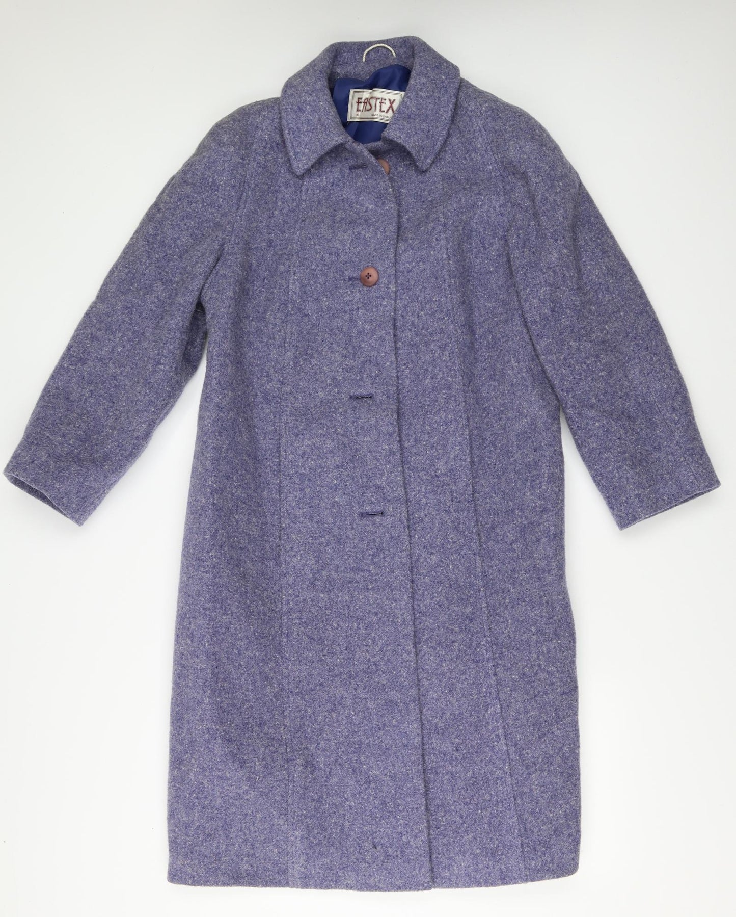 Eastex Womens Blue   Overcoat Coat Size 10