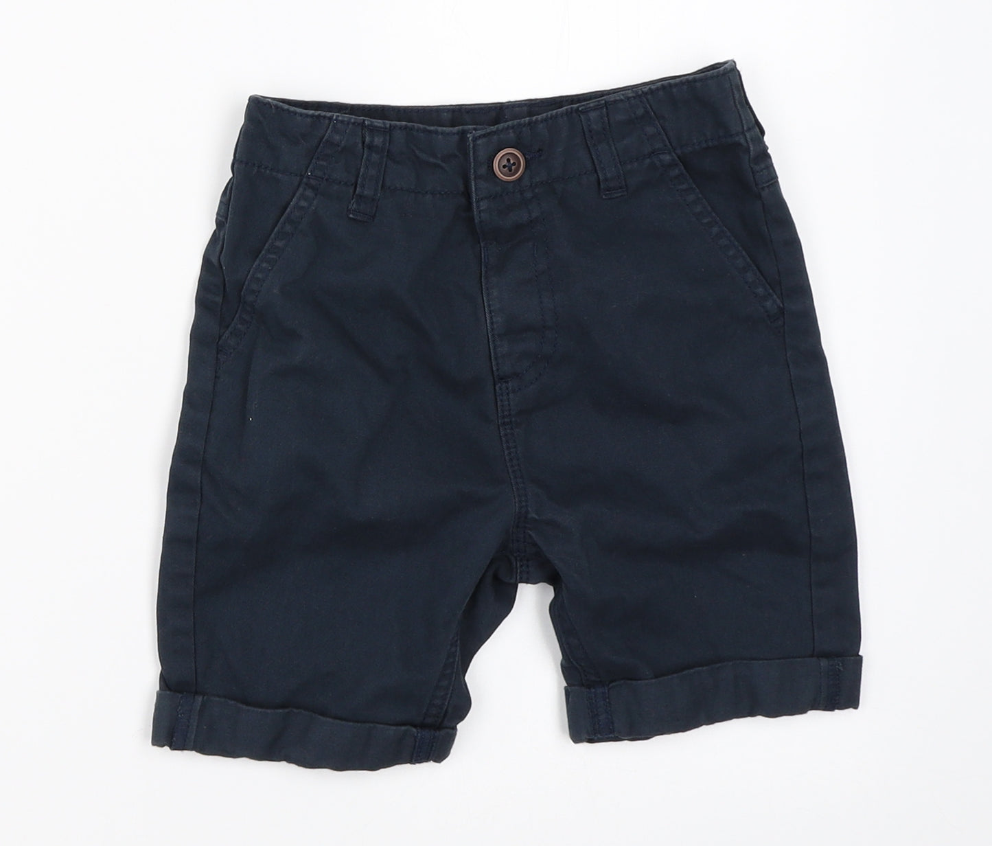 George Boys Blue   Chino Shorts Size 4-5 Years