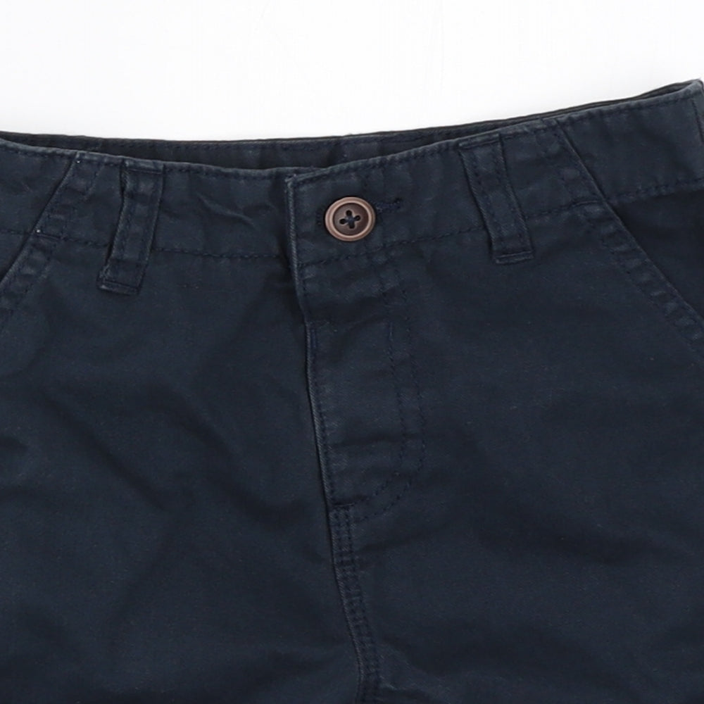 George Boys Blue   Chino Shorts Size 4-5 Years