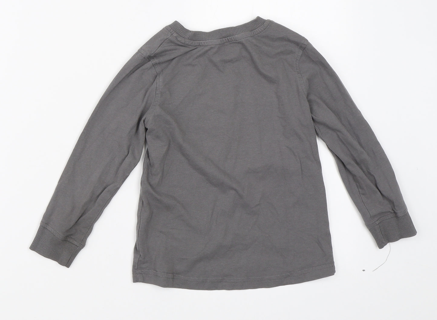 George Boys Grey   Basic T-Shirt Size 3-4 Years