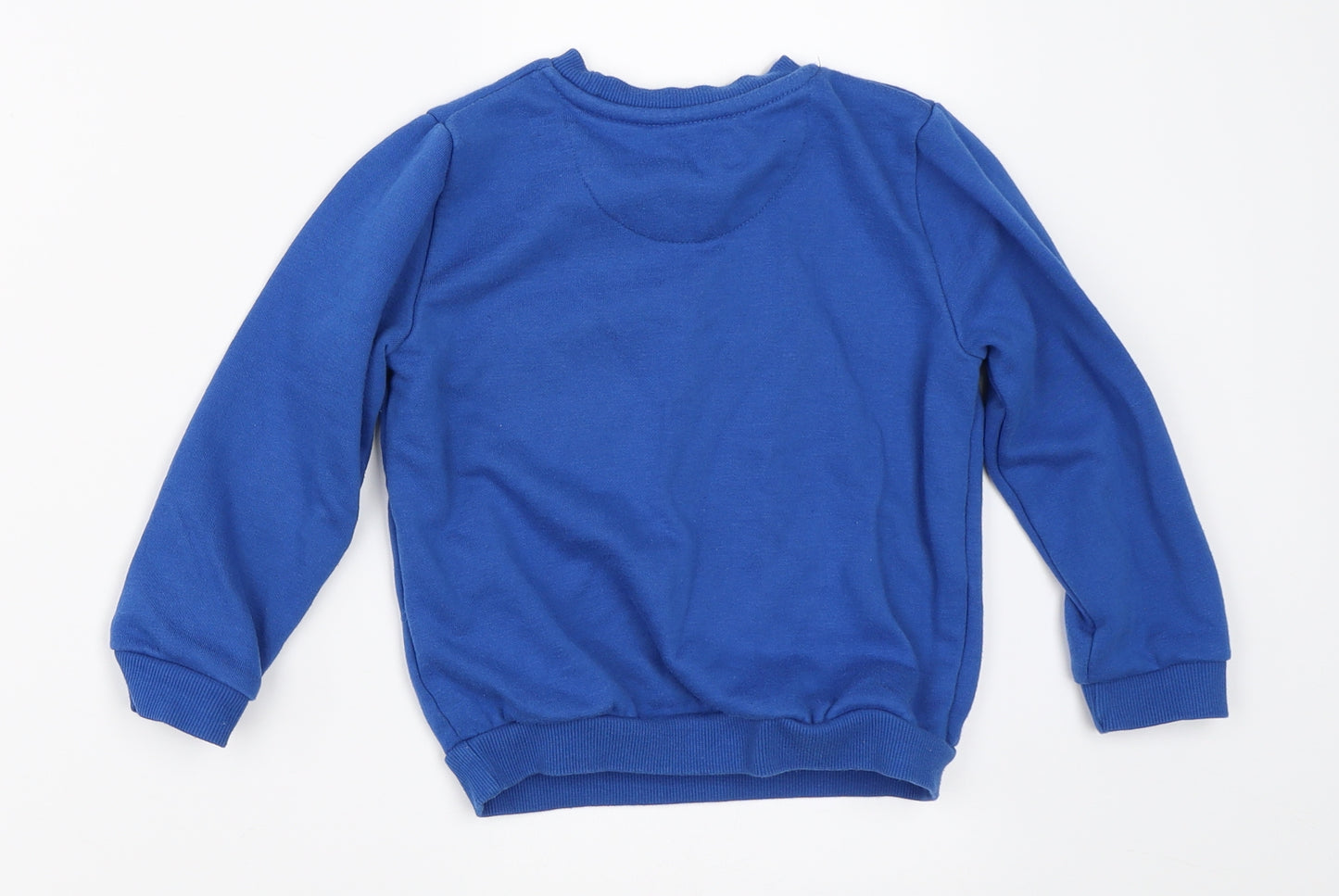 Primark Boys Blue   Pullover Sweatshirt Size 4-5 Years