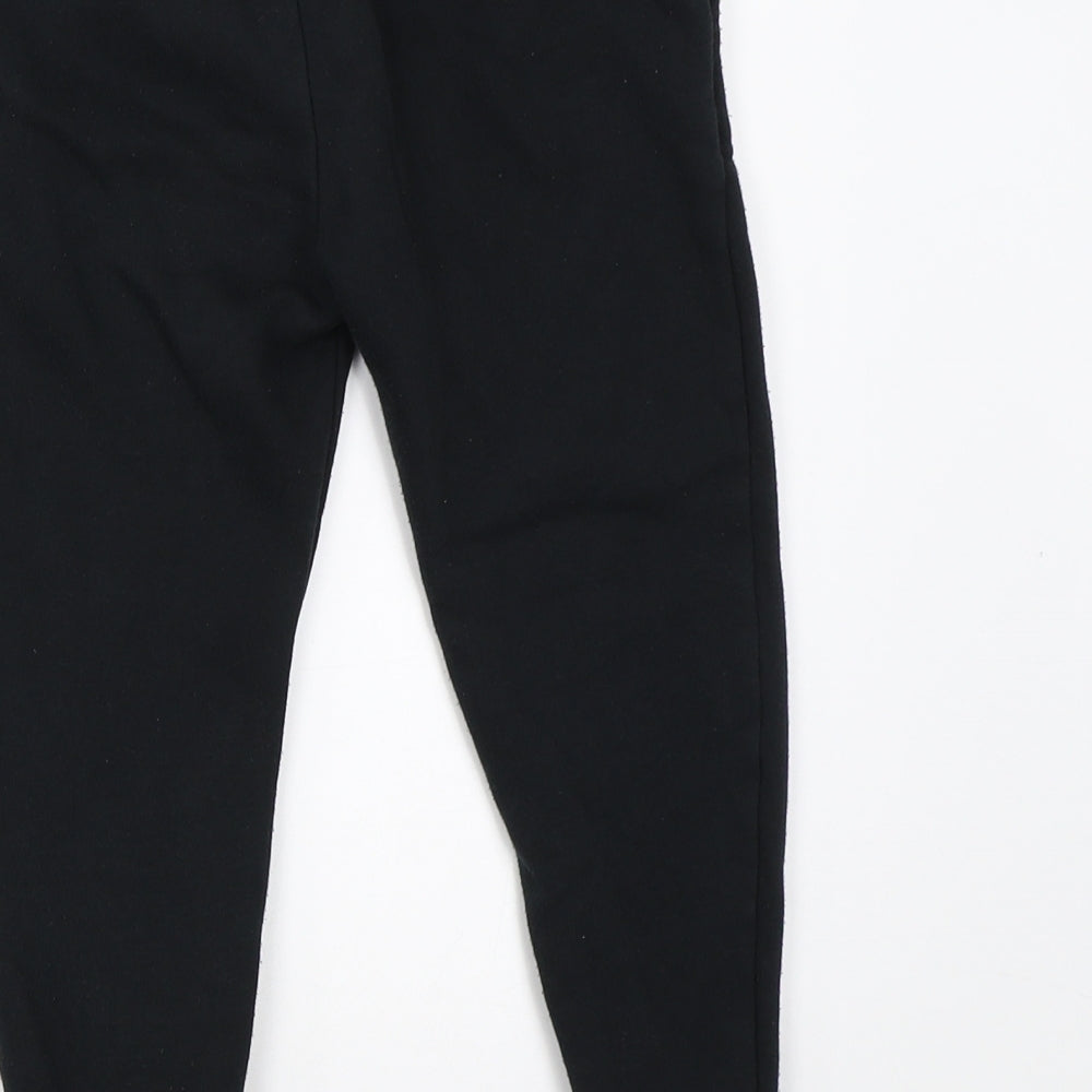 F&F Boys Black   Jogger Trousers Size 4-5 Years