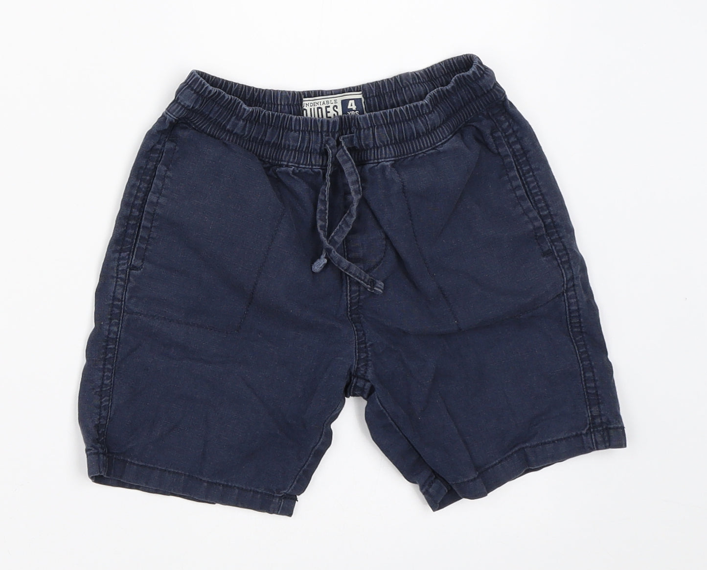 Matalan Boys Blue   Chino Shorts Size 4 Years