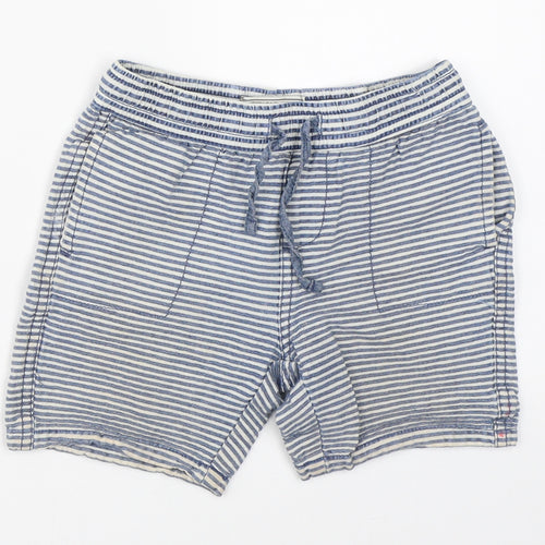 Matalan Boys Blue Striped  Bermuda Shorts Size 4 Years
