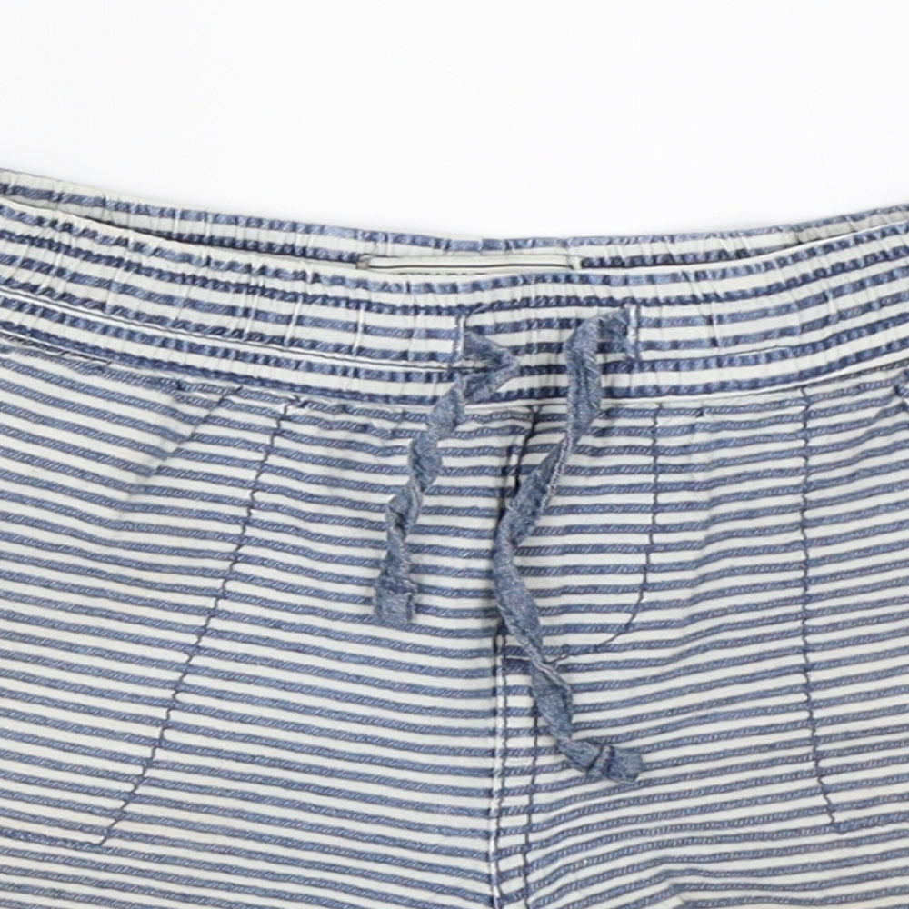 Matalan Boys Blue Striped  Bermuda Shorts Size 4 Years