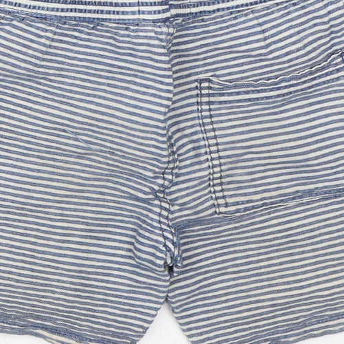 Matalan Boys Blue Striped  Bermuda Shorts Size 4 Years