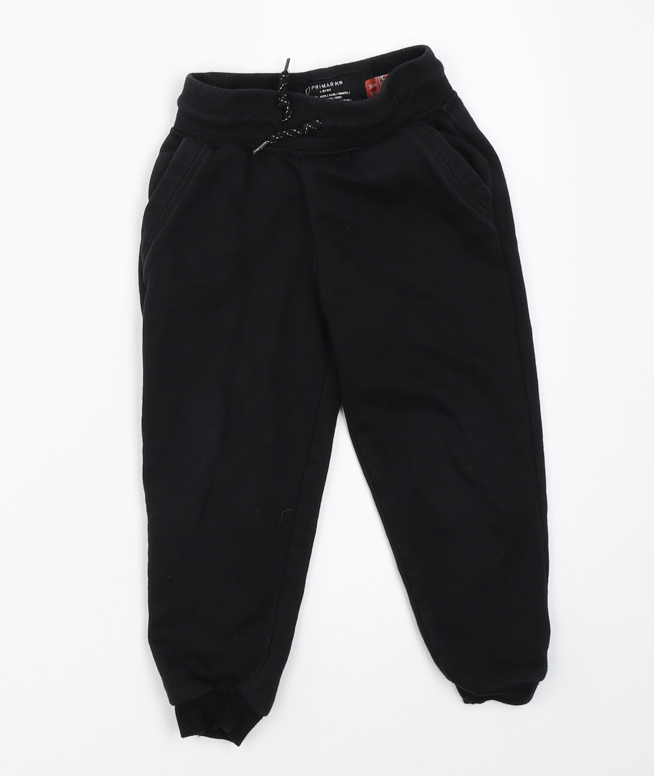 Primark Boys Black   Jogger Trousers Size 4-5 Years