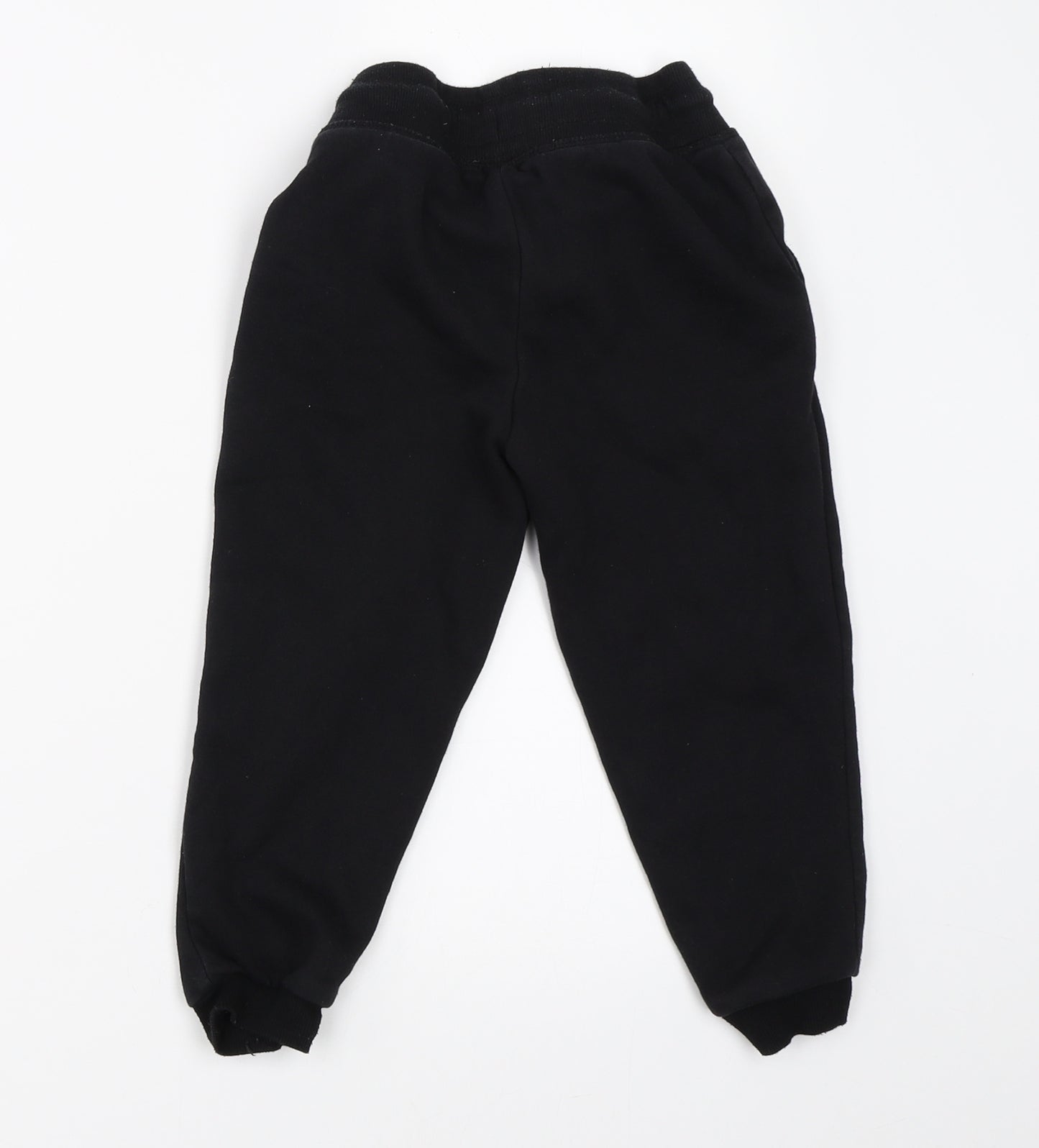 Primark Boys Black   Jogger Trousers Size 4-5 Years
