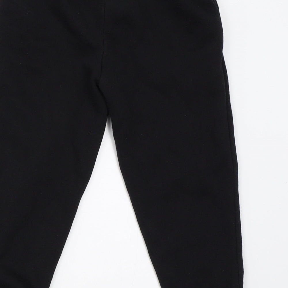 Primark Boys Black   Jogger Trousers Size 4-5 Years