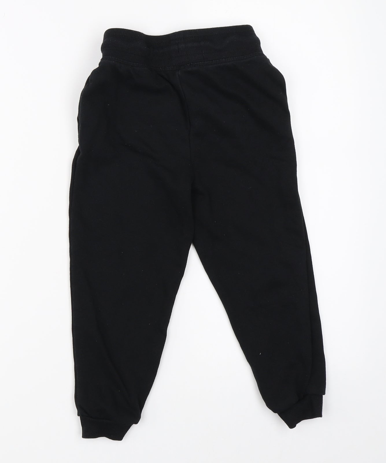 Primark Boys Black   Jogger Trousers Size 4-5 Years