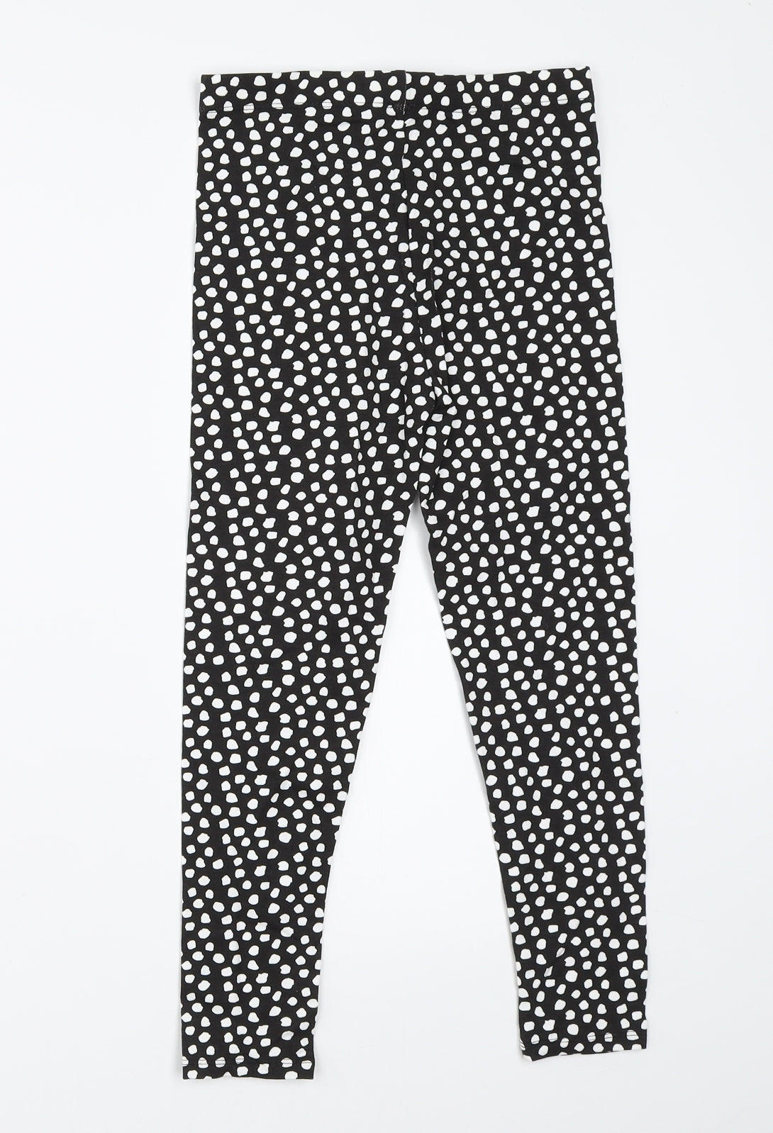 George Girls Black   Capri Trousers Size 8-9 Years