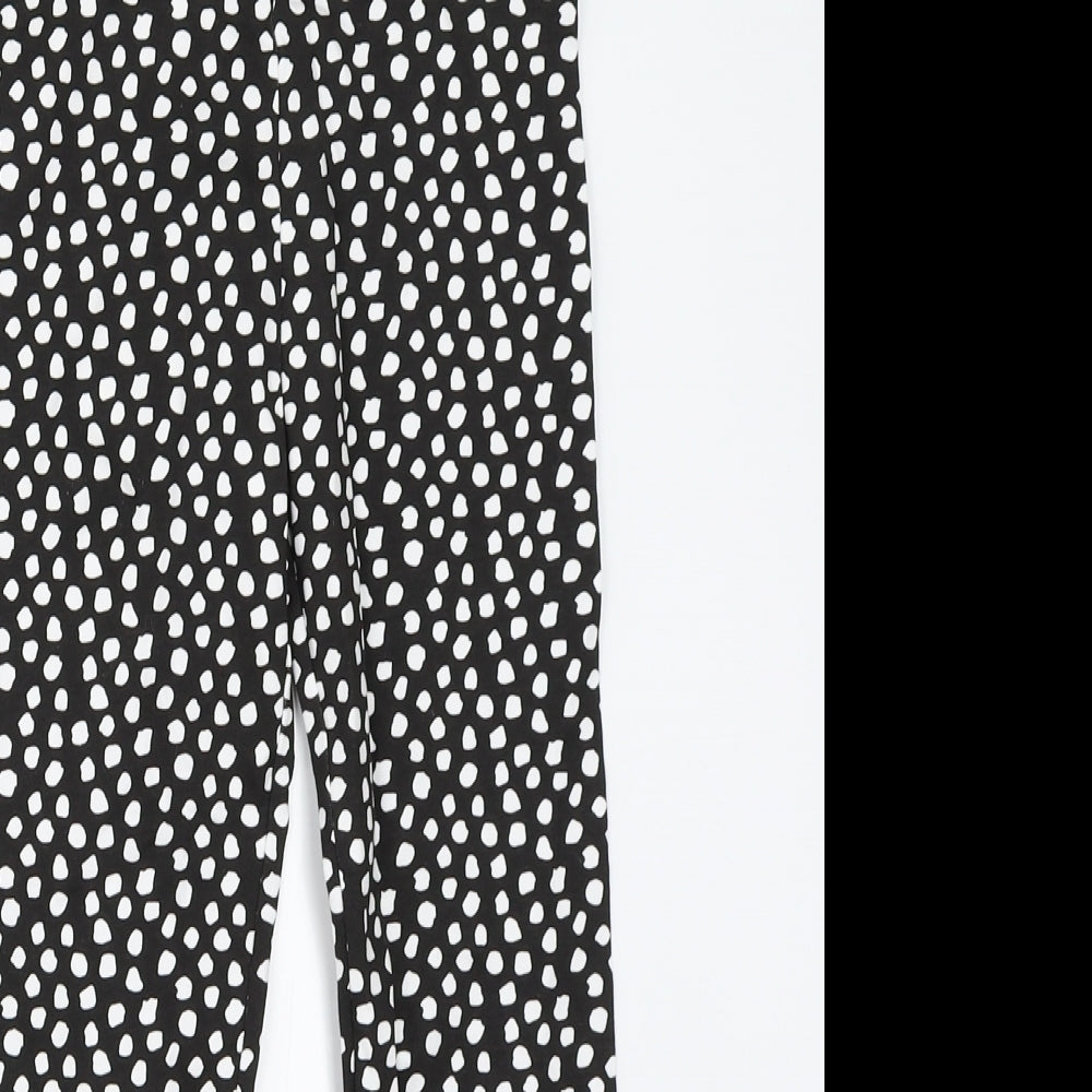 George Girls Black   Capri Trousers Size 8-9 Years