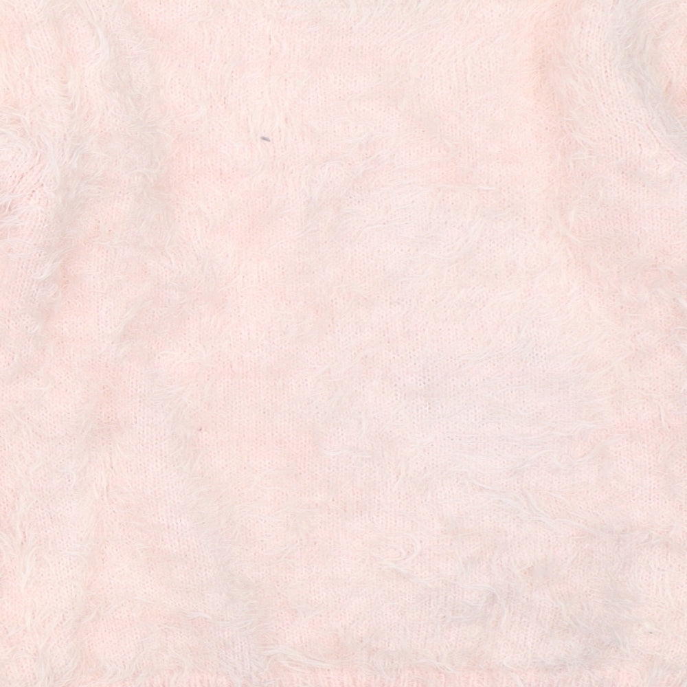 Primark Girls Pink   Pullover Jumper Size 9-10 Years  - unicorn