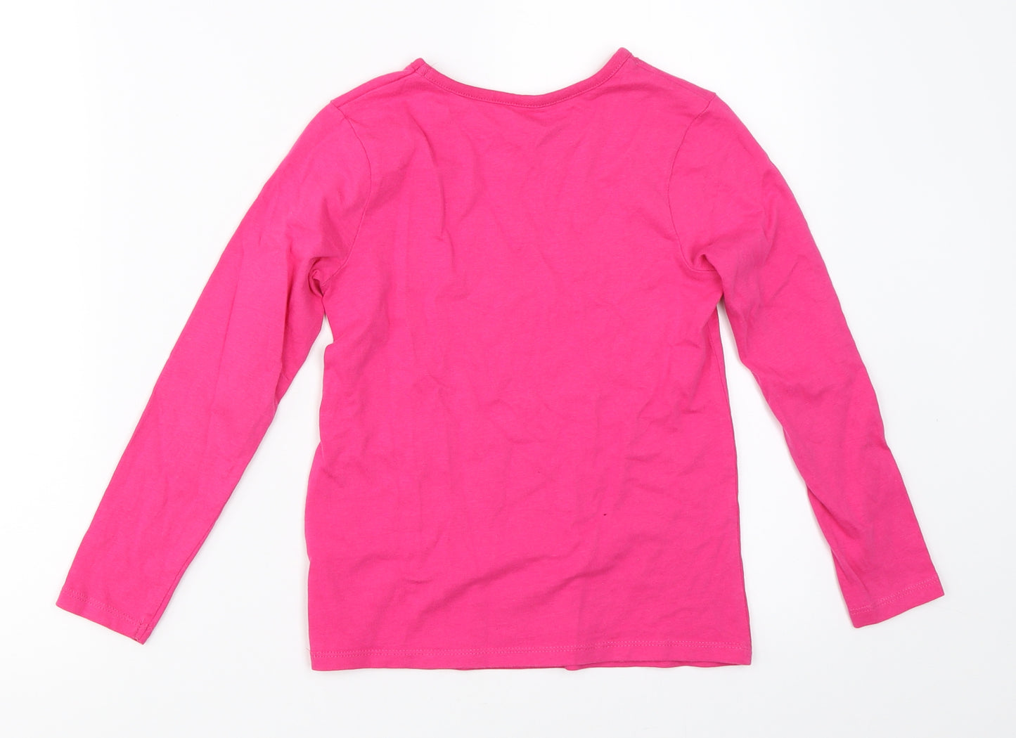 George Girls Pink   Basic T-Shirt Size 8-9 Years