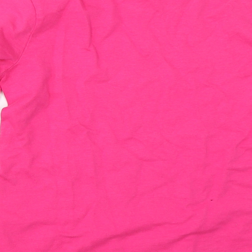George Girls Pink   Basic T-Shirt Size 8-9 Years
