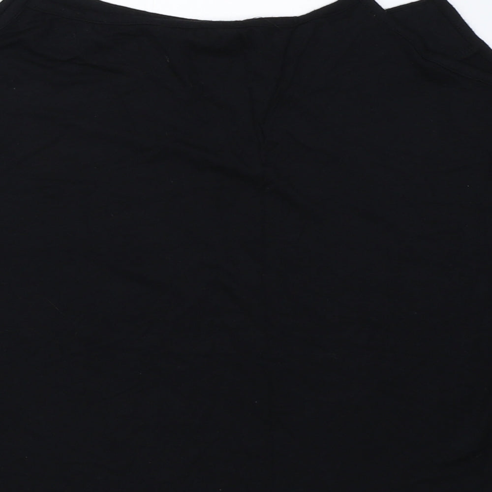 BM Womens Black   Camisole T-Shirt Size L
