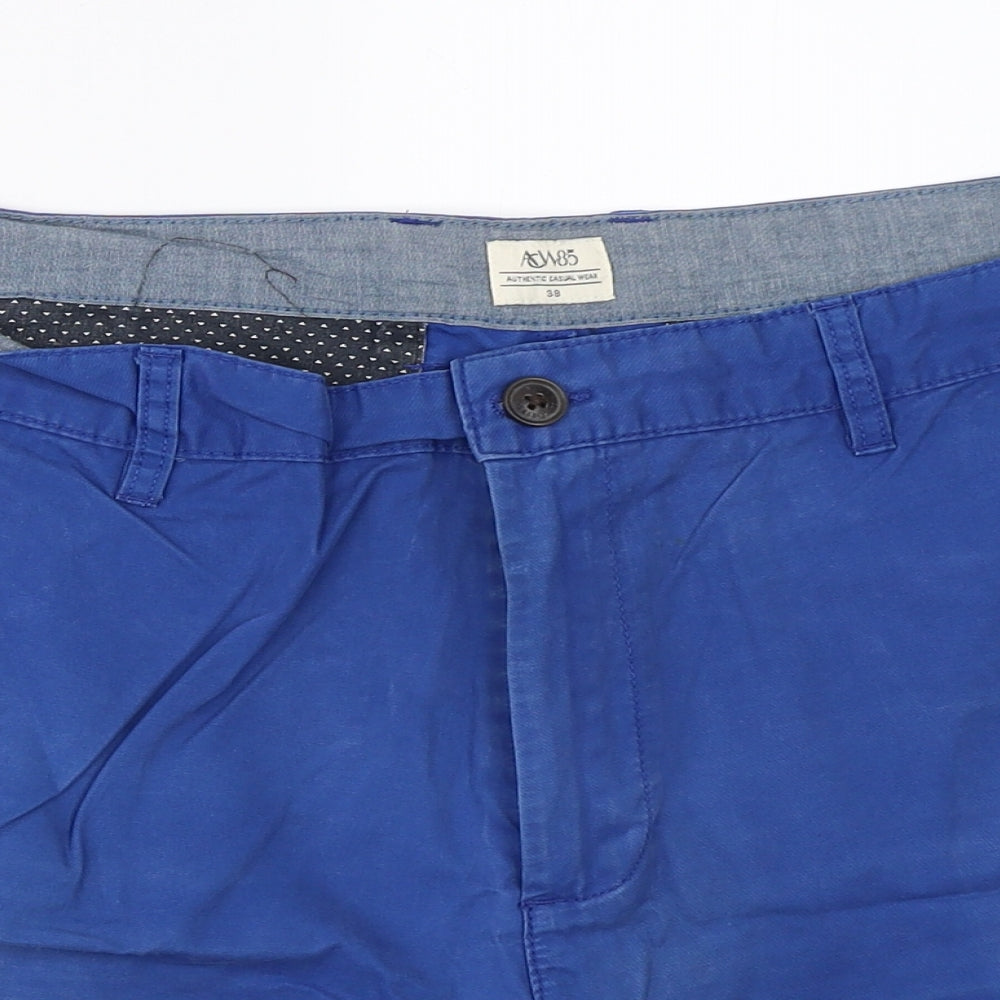 ACW 85 Mens Blue   Chino Shorts Size 38 in