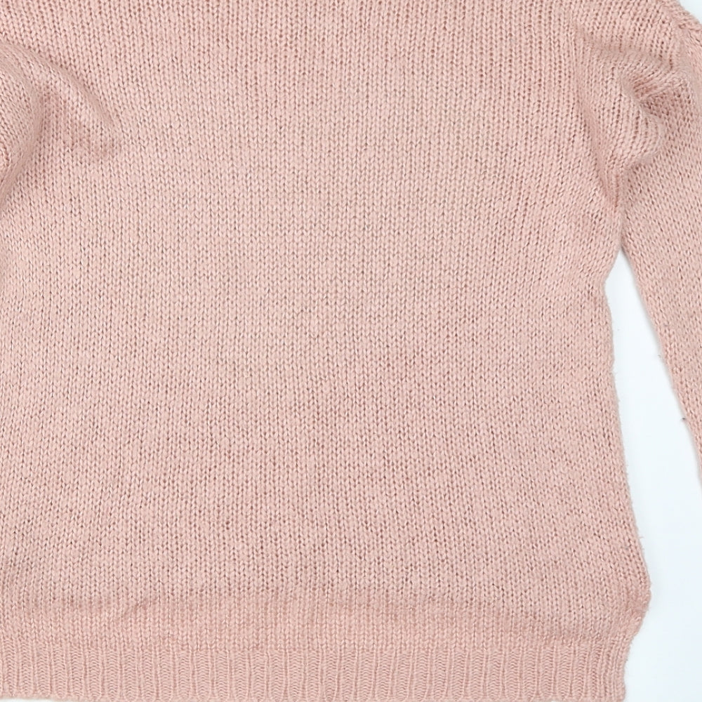 New Look Womens Pink   Pullover Jumper Size 8
