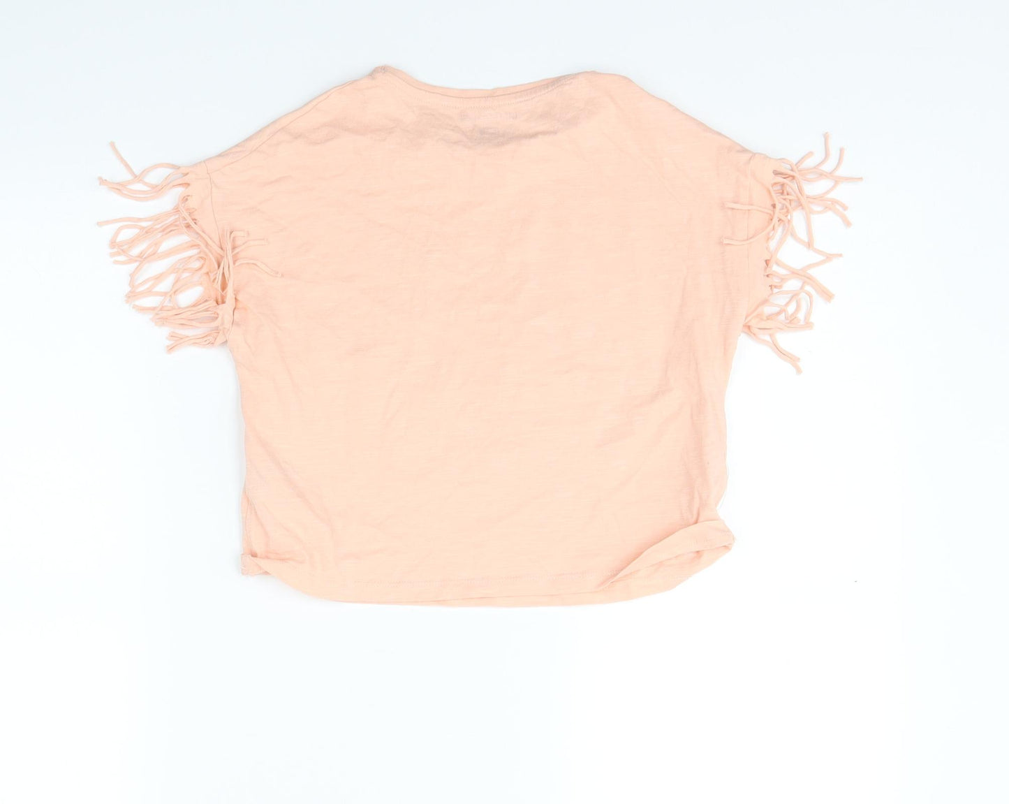 F&F Girls Beige   Basic T-Shirt Size 8-9 Years  - Miami Beach