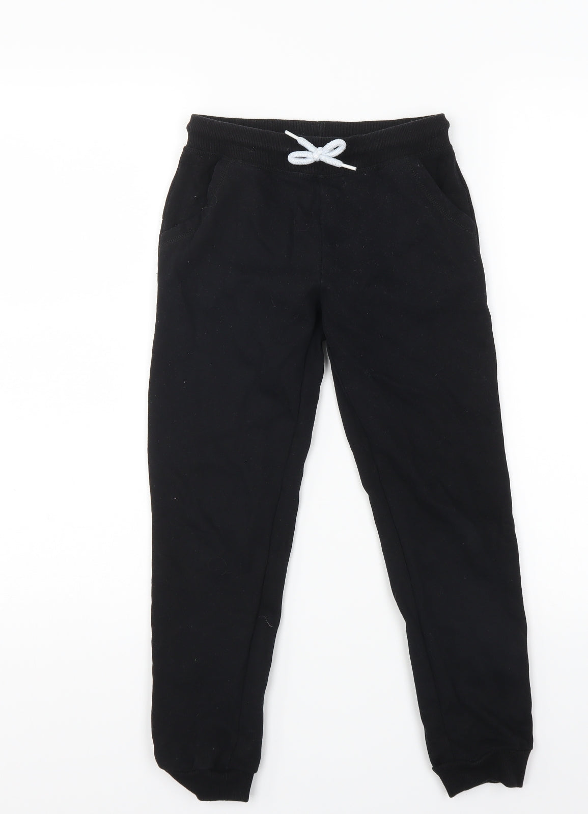 Primark Boys Black   Jogger Trousers Size 8-9 Years