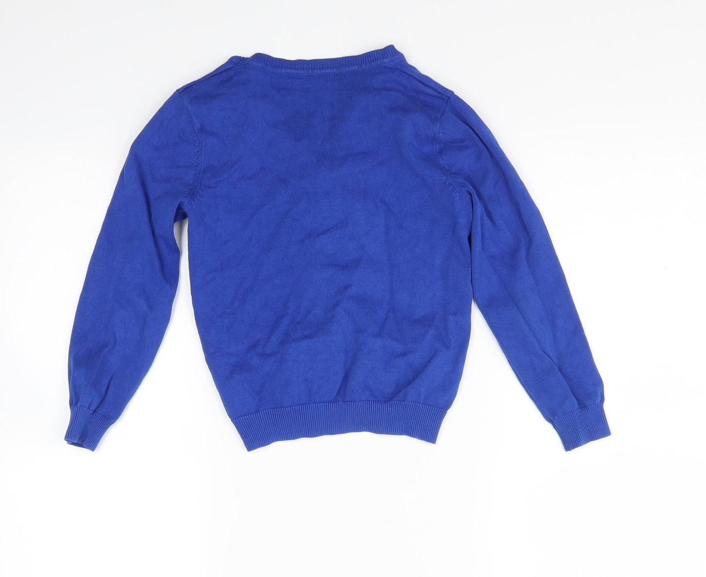 George Girls Blue  Knit Cardigan Jumper Size 6-7 Years