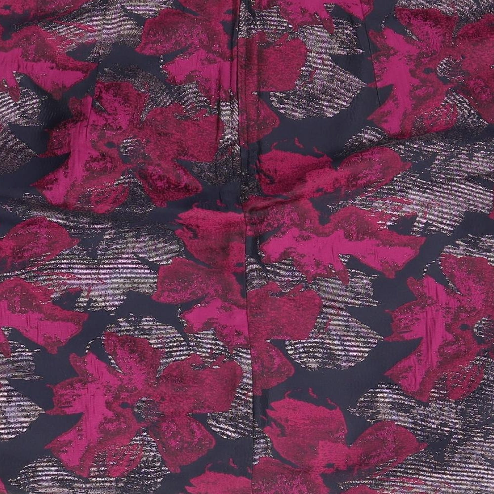 George Womens Purple Floral  Mini Skirt Size 16