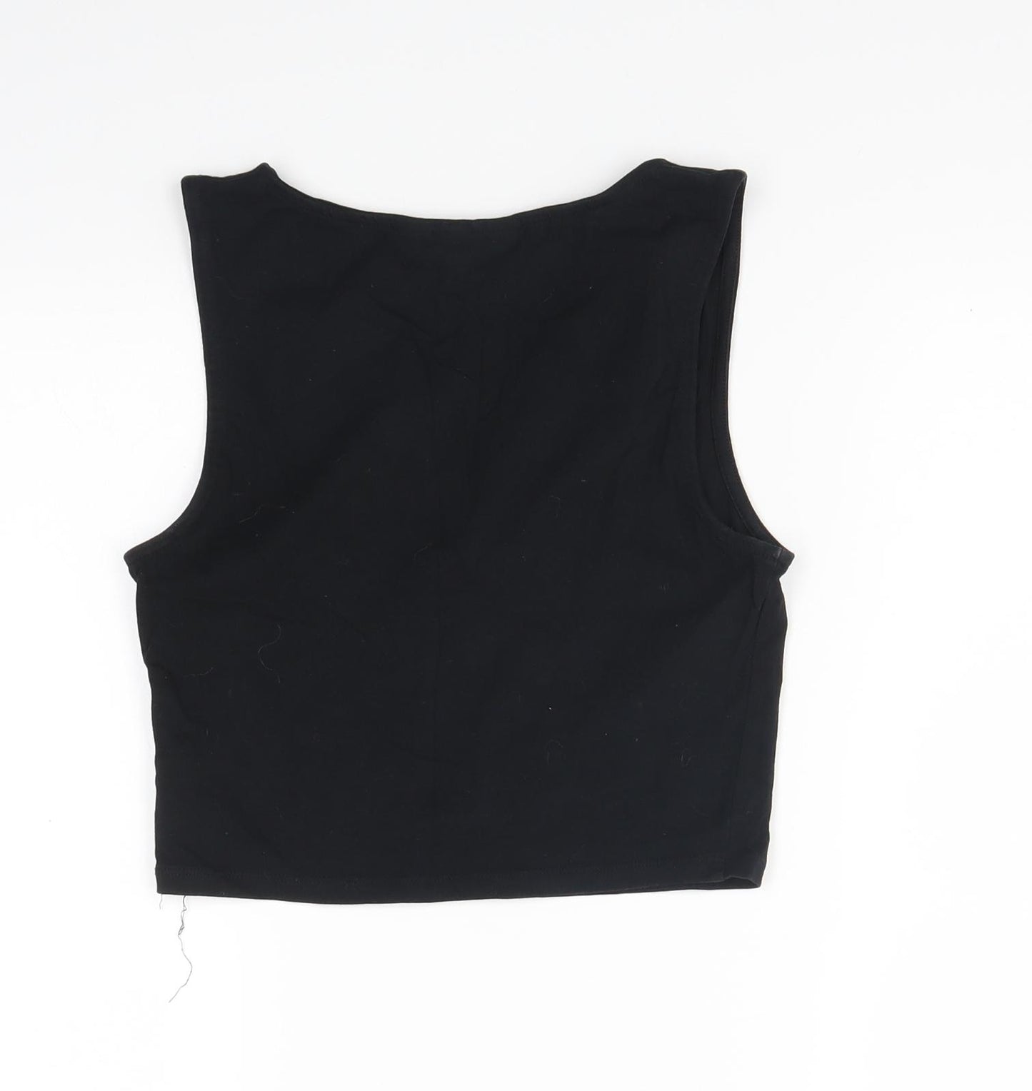 Topshop Womens Black   Basic Tank Size 10