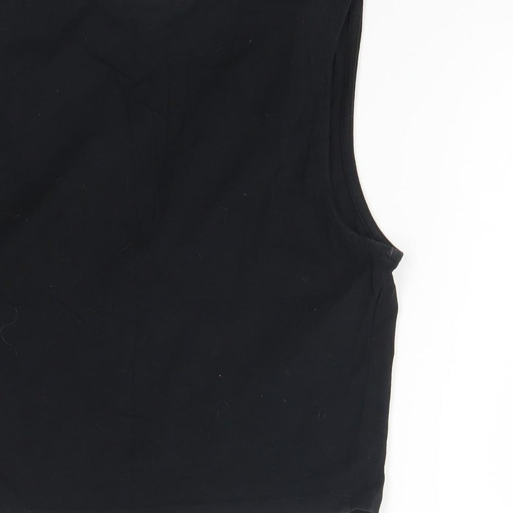 Topshop Womens Black   Basic Tank Size 10