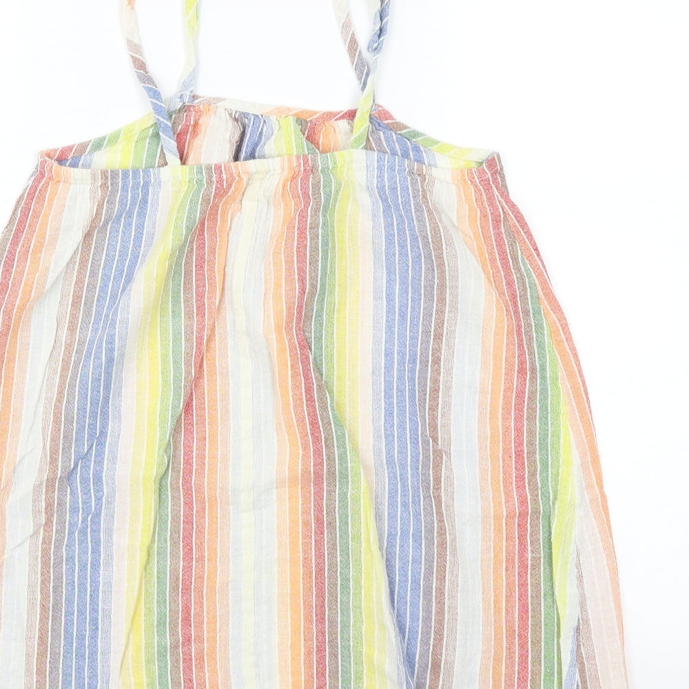 Urban Outfitters Womens Multicoloured Striped  Basic Tank Size XS