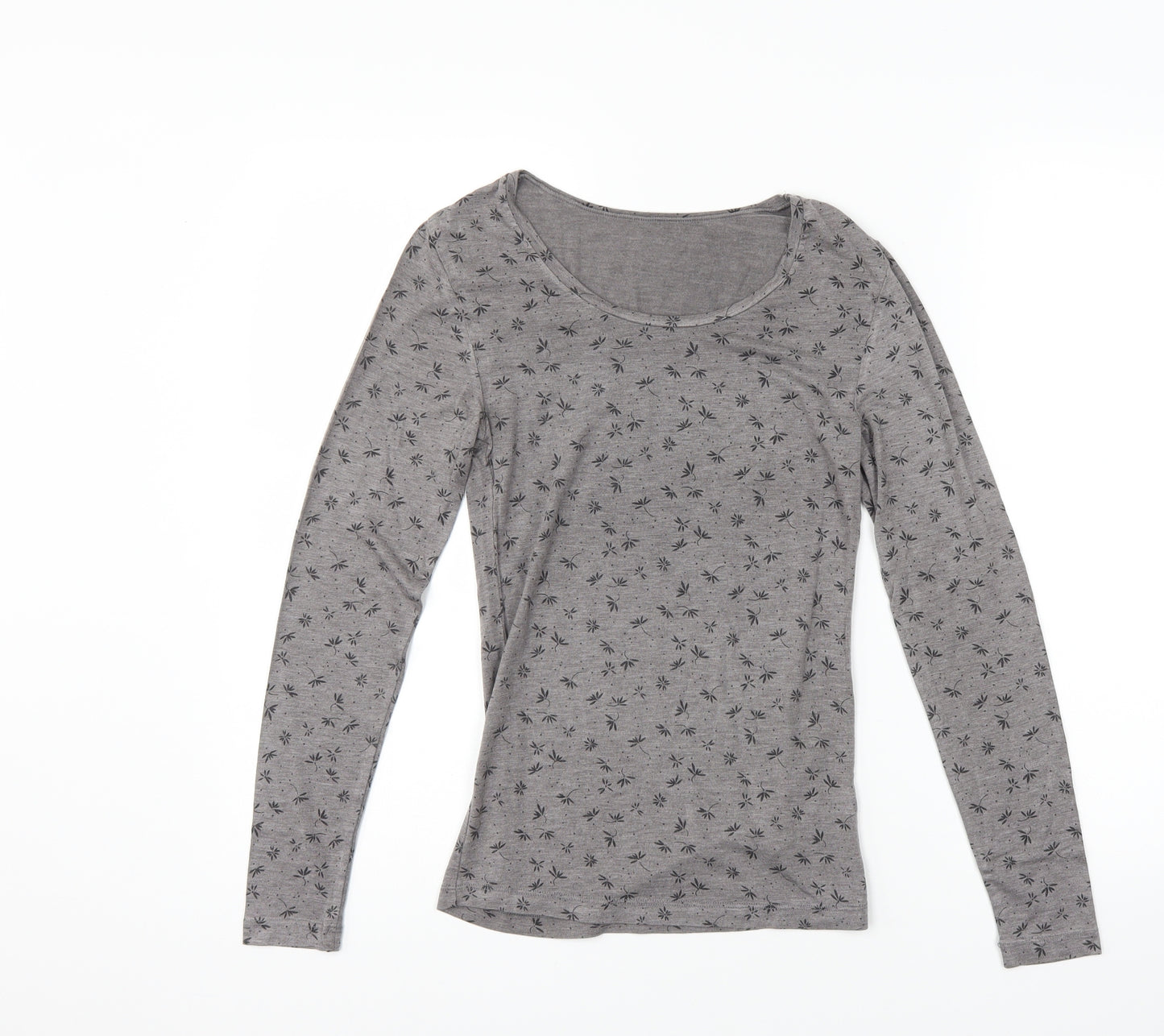marks Womens Brown Floral  Pullover Jumper Size 10
