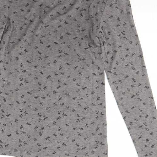 marks Womens Brown Floral  Pullover Jumper Size 10