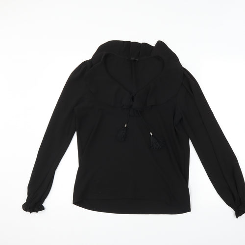 Topshop Womens Black   Basic Blouse Size 8