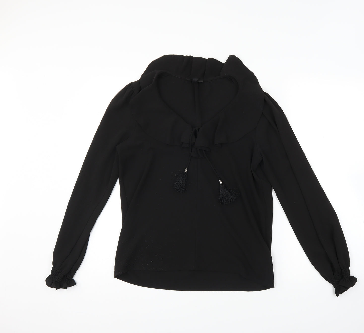 Topshop Womens Black   Basic Blouse Size 8