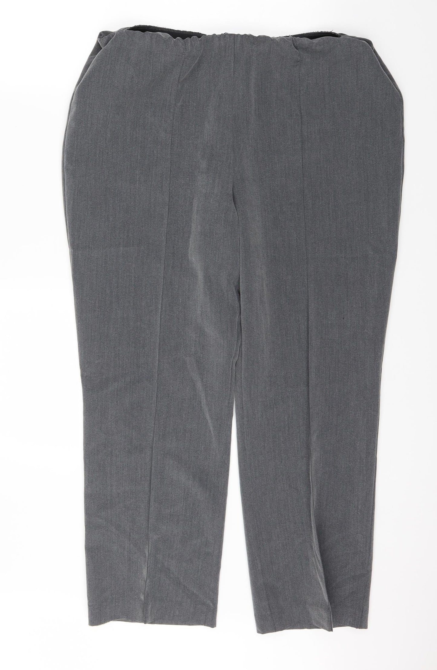 BM Womens Grey   Trousers  Size 16 L25 in